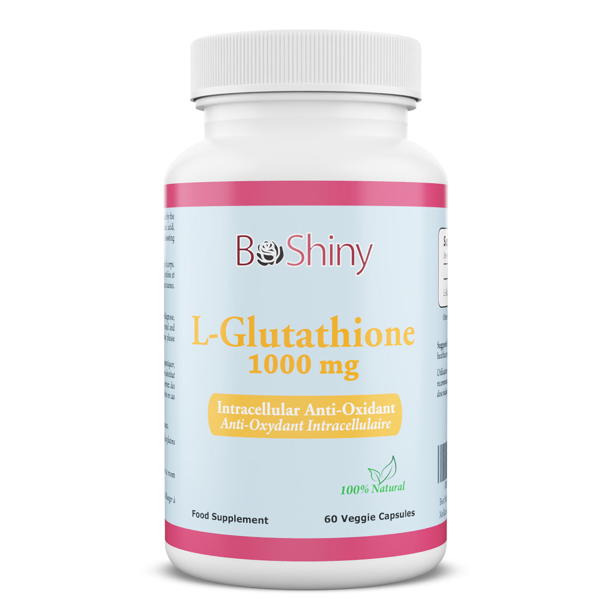 BeShiny L Glutathione Skin Whitening Brightening pills 1000mg